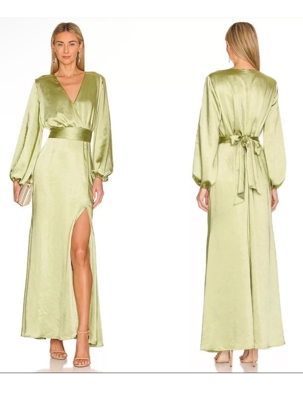 ELLIATT Kai Maxi Dress in Avocado
